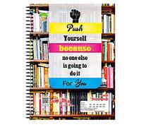 amblitz Cuaderno de 6 asignaturas, 600 páginas, rayado, cuaderno maestro 6 en 1, organiza tus temas, gobierna tu semestre, tamaño A4, 70 g/m² de grosor, partición de índice de color