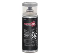 AMBRO-SOL - Esmalte hierro micaceo gris forja 400 ml (V400MIC.3) Efecto forja - Hierro Micaceo