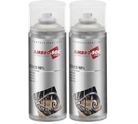 AMBRO-SOL, Galvanizado, Zinc 98%, Color Gris Medio, Spray 400ml (Paquete de 2)