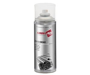 AMBRO-SOL, Galvanizado, Zinc Cromado, Color Gris - Plateado Cromado, Spray 400ml
