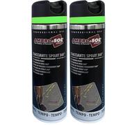 Ambro-Sol Marcador de Obra 360°, Color Verde fluorescente TEMPO 500 ml (Paquete de 2)