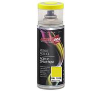 AMBRO-SOL - Pintura acrílica en spray, color Amarillo Azufre, RAL 1016, resultado profesional en múltiples superficies, exteriores e interiores, 400 ml
