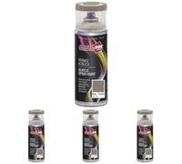 Ambro-Sol - Pintura acrílica en spray, color Gris Musgo Perlado, RAL 7048, resultado profesional en múltiples superficies, exteriores e interiores, 400 ml (Paquete de 4)