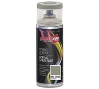 AMBRO-SOL - Pintura acrílica en spray, color Gris Piedra, RAL 7030, resultado profesional en múltiples superficies, exteriores e interiores, 400 ml