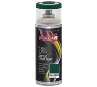 AMBRO-SOL - Pintura acrílica en spray, color Verde Musgo, RAL 6005, resultado profesional en múltiples superficies, exteriores e interiores, 400 ml