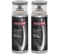 Ambro-Sol Pintura Antioxido Metal ECO. Tratamiento de superficies uso general. Imprimacion Spray quita Oxido Metal. Gris, 400 ml ECO (Paquete de 2)