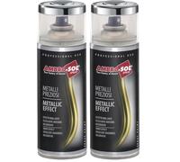 Ambro-Sol Pintura Imprimación en Spray esmalte efecto plata espejo 400 ml (Paquete de 2)