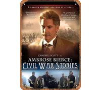 Ambrose Bierce: Póster de historias de la guerra civil, 20,3 x 30,5 cm, letrero de metal retro vintage para decoración del hogar, bar, pub, garaje, regalos de película