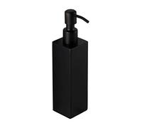 Ambrosya - Dispensador de Jabón Independiente de Acero Inoxidable en Negro - Baño Inodoro Soporte Titular (Acero Inoxidable (Negro), Angular)