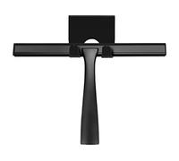 Ambrosya® | Extractor de Ducha Exclusivo de Acero Inoxidable | Extractor de baño Tirador de la Ducha Tirador de la Ventana Soporte del Limpiador WC (Acero Inoxidable (Negro))