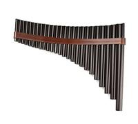 Ambú Para Principiantes Flauta De Bambú Hecha A Mano Para Instrumento De Viento De Madera Llave C Flauta De Pan Negra Y Marrón 25 Tubos(R,G)