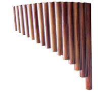 Ambú Para Principiantes Flauta De Pan 15 Tubos Instrumento De Viento De Bambú Natural Flauta G Llave Flauta Xiao Instrumentos Musicales Folclóricos Hechos A Mano(L)