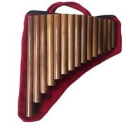 Ambú Para Principiantes Flauta De Pan 15 Tubos Instrumento De Viento De Bambú Natural Flauta G Llave Flauta Xiao Instrumentos Musicales Folclóricos Hechos A Mano(R)