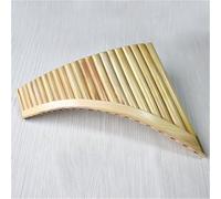Ambú Para Principiantes Flauta De Pan Afinada En G De 22 Tubos De Bambú De Caña Profesional Con Caja De Aleación De Aluminio(C,L)