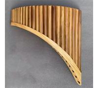 Ambú Para Principiantes Flauta De Pan Clásica Bitter Bamboo De Nivel De Rendimiento, 22 Tubos G/C(C 1,B)