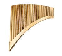 Ambú Para Principiantes Flauta De Pan De 22 Pipas Con Llave C Flauta De Pan De Bambú Manchada Instrumento Musical Popular De Viento De Madera Hecho A Mano(Right)