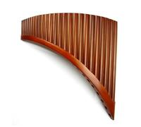 Ambú Para Principiantes Flauta De Pan De 25 Tubos Hecha A Mano Flauta De Pan Con Llave C Instrumento De Viento De Madera Instrumento Musical Tradicional Flauta De Pan De Bambú(Left)