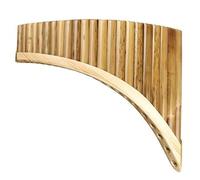 Ambú Para Principiantes Flauta De Pan De Bambú Con 22 Pipas Flauta De Pan De Bambú Manchada Con Llave G Instrumento Musical Popular De Viento De Madera Hecho A Mano(L,S-G)