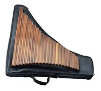 Ambú Para Principiantes Flauta De Pan De Bambú Para Adultos Instrumentos Musicales Folclóricos Tradicionales Juego Profesional Para Adultos Flauta De Pan De Viento(G)
