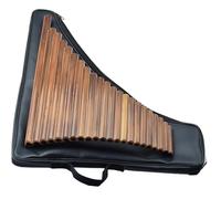 Ambú Para Principiantes Flauta De Pan De Bambú Para Adultos Instrumentos Musicales Folclóricos Tradicionales Juego Profesional Para Adultos Flauta De Pan De Viento(F)