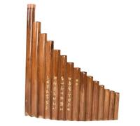 Ambú Para Principiantes Flauta De Pan Hecha A Mano 15 Tubos De Bambú Natural Instrumento De Viento Llave G Flauta De Pan Instrumento Musical Popular