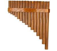 Ambú Para Principiantes Flauta De Pan Llave G 15 Tubos Flauta De Tubo De Caña Instrumento De Bambú Xiao Principiante(L)