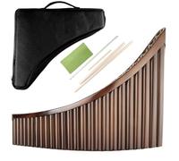 Ambú Para Principiantes G Key 25 Tubos Flauta De Pan Flautas De Pan Instrumento Musical De Viento De Madera Flauta De Pan Tradicional Hecha De Bambú(R,S-G)