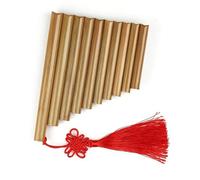 Ambú Para Principiantes Instrumento De Viento Flauta De Pan Flauta De Llave C Instrumento De Música Popular De Bambú Hecho A Mano 10 Tubos(A,L)