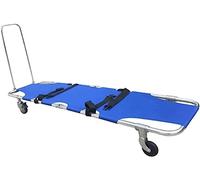 Ambulancia de aluminio elevador médico plegable camilla de rescate camilla de emergencia médica silla de ruedas de transporte de ambulancia (color: 4 ruedas direccionales)