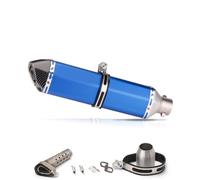 AMCBYSGC Silenciador motocicleta Compatible con Suzuki GSX1300R Hayabusa | 51mm Escape Tube Modified Db Killer Muffler Compatible con Suzuki GSX1300R Hayabusa 1999-2022(A)