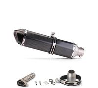 AMCBYSGC Silenciador motocicleta Compatible con Suzuki GSX1300R Hayabusa | 51mm Escape Tube Modified Db Killer Muffler Compatible con Suzuki GSX1300R Hayabusa 1999-2022(C)