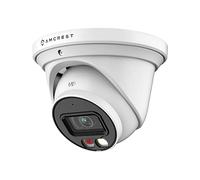 Amcrest 5MP AI Turret IP PoE Camera w/ 49ft Nightvision, Security IP Camera Outdoor, Built-in Microphone, Human & Vehicle Detection, Active Deterrent, 129° FOV, 5MP@20fps IP5M-T1277EW-AI