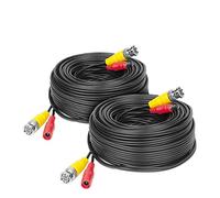 Amcrest - Cable BNC para cámara de seguridad 4K, cable CCTV, vídeo todo en uno prefabricado y cable de alimentación para cámara de seguridad, HDCVI, cámara HDTVI, analógica, DVR