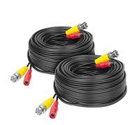 Amcrest - Cable BNC para cámara de seguridad 4K, cable CCTV, vídeo todo en uno prefabricado y cable de alimentación para cámara de seguridad, HDCVI, cámara HDTVI, analógica, DVR