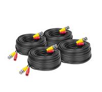 Amcrest - Cable BNC para cámara de seguridad 4K, cable CCTV, vídeo todo en uno prefabricado y cable de alimentación para cámara de seguridad, HDCVI, cámara HDTVI, analógica, DVR