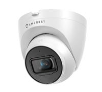 Amcrest UltraHD 4K (8MP) - Cámara PoE de torreta IP de Seguridad para Exteriores, 3840 x 2160, visión Nocturna de 98 pies, FOV de 125°, IP67 Resistente a la Intemperie, grabación MicroSD (256 GB