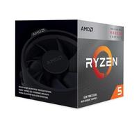 AMD Ryzen 5 3400G Procesador (Gráficos Integrados Radeon™ RX Vega 11. 4 núcleos/8 Hilos. 65W TDP. Socket AM4. Caché L2+L3 de 6 MB. Frecuencia Boost de hasta 4.2 GHz. Ventilador Wraith Stealth)