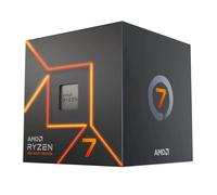 AMD Ryzen 7 7700 Procesador (tarjeta gráfica Radeon integrada, 8 núcleos/16 threads, 65W TDP, Socket AM5,40MB Caché, Reloj de aumento máx. hasta 5.3 GHz, con ventilador Wraith Prism)