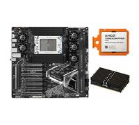 AMD Threadripper PRO 7975WX + ASRock WRX90 WS EVO + Kingston FURY Renegade Pro 256GB DDR5-6400 Bundle