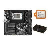 AMD Threadripper PRO 7995WX + ASRock WRX90 WS EVO + Kingston FURY Renegade Pro 128GB DDR5-6400 Bundle