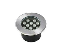 AMDHZ LED Lámpara Empotrable En El Suelo, 220 V Luz led Impermeable jardín subterráneo, Jardín enterrado al Aire Libre, Path Spot Empotrado (Color : White, Size : 12W)