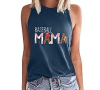 AMDOLE Crop Tops Mujer Cuello Redondo Jersey Estampado Casual y Versátil Chaleco Camiseta sin Mangas Mujer Traje de Baño Mujer Talla Grande, J., XXL