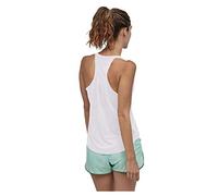 AMDOLE Crop Tops Mujer Sexy Casaul Sport Solid Yoga Shirts Tie Workout Racerback Tank Tops Camuflaje Camiseta Mujer, Blanco, M