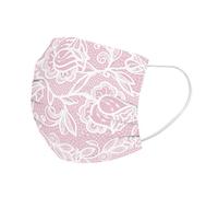 AMDOLE Jinchan 10/20/30/40/50/60/70/80/90/100 piezas de pañuelos faciales desechables de encaje rosa desechable pañuelo multifunción cubierta bucal bandana pañuelos para el cuello para niños niñas