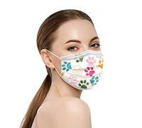 AMDOLE Jinchan 10/20/30/50/100 piezas para adultos de tres capas desechables, reutilizables, lavables, transpirables, para la boca