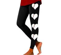 AMDOLE Leggings de béisbol para mujer, cintura ancha, pantalones de yoga de San Valentín, azul, L