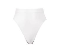 AMDOLE Lencería sexy ropa interior súper fina brillante transparente de cintura alta, sexy y lisa para hombres, Blanco, M