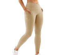 AMDOLE Pantalones de mujer Cloud Feeling con bolsillos para mujer, caqui, L