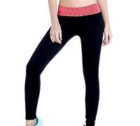 AMDOLE Pantalones de yoga delgados y altamente elásticos de 9 puntos para mujer al aire libre, secado rápido, ajustados, sin costuras, color a juego, pantalones de fitness para mujer, naranja, L