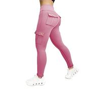 AMDOLE Ropa de trabajo, pantalones de fitness para mujer, de alta elasticidad, ajustados, de secado rápido, para correr, a, M
